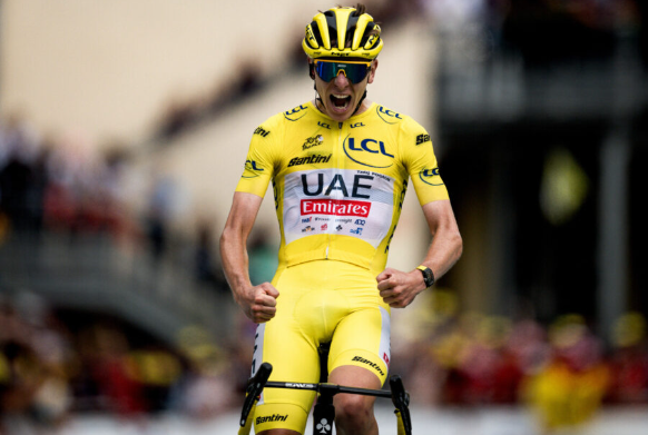 Maillot Jaune Tadej Pogacar TDF 2025