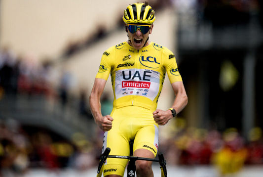 Maillot Jaune Tadej Pogacar TDF 2025