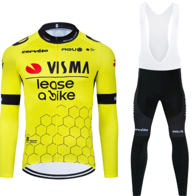 Veste + Cuissard Long Hiver Visma Lease a Bike